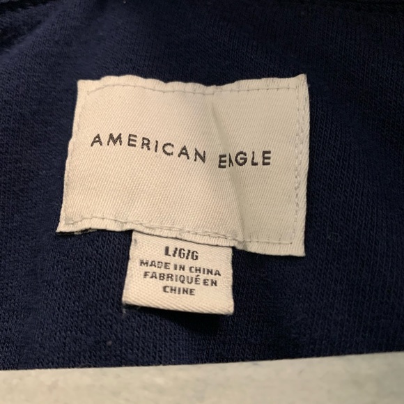 American Eagle Cropped Half Zip Sweater - Picture 3 of 4
